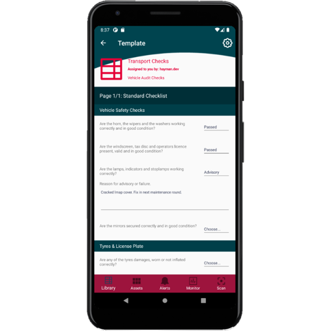 Hayman Mobiles Image Checklist