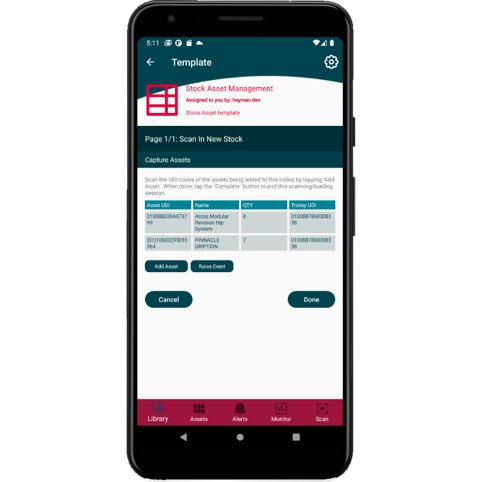 Hayman Mobiles Image Stock Management
